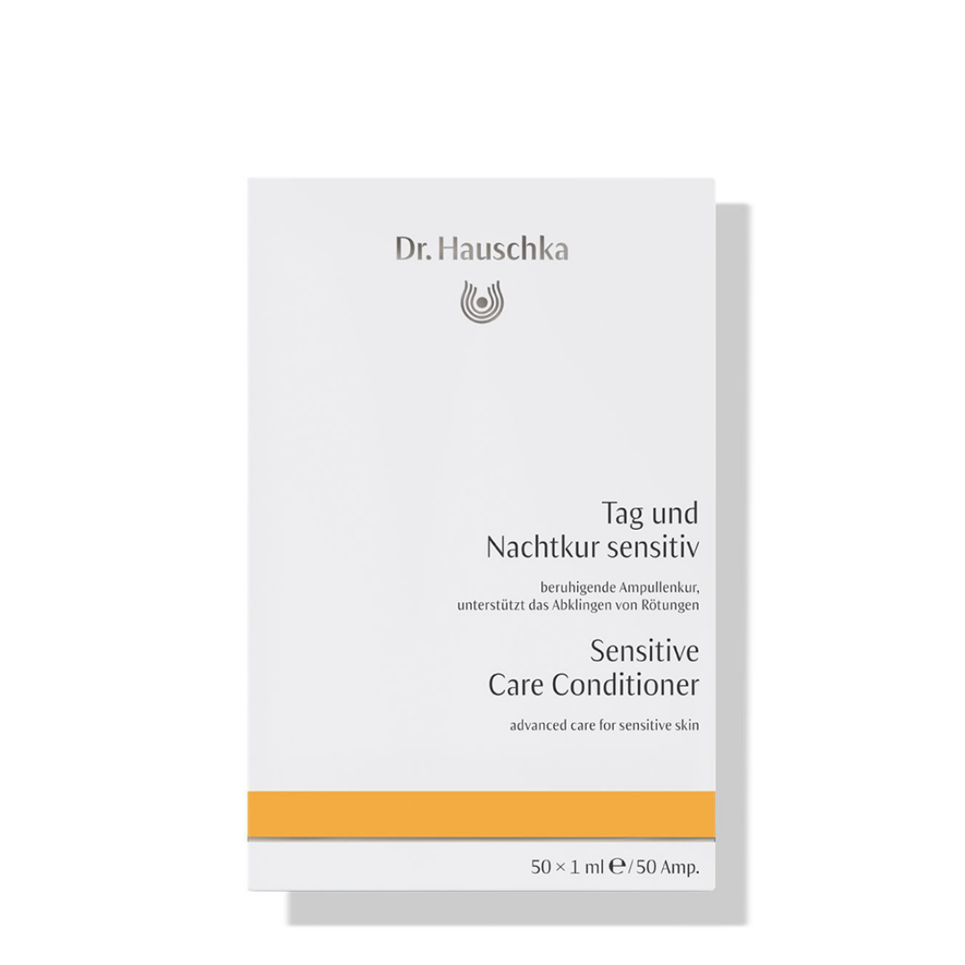 Dr Hauschka Natural Skin Care Nighttime Treatment. Sensitive Care Conditioner, advanced care for sensitive skin.