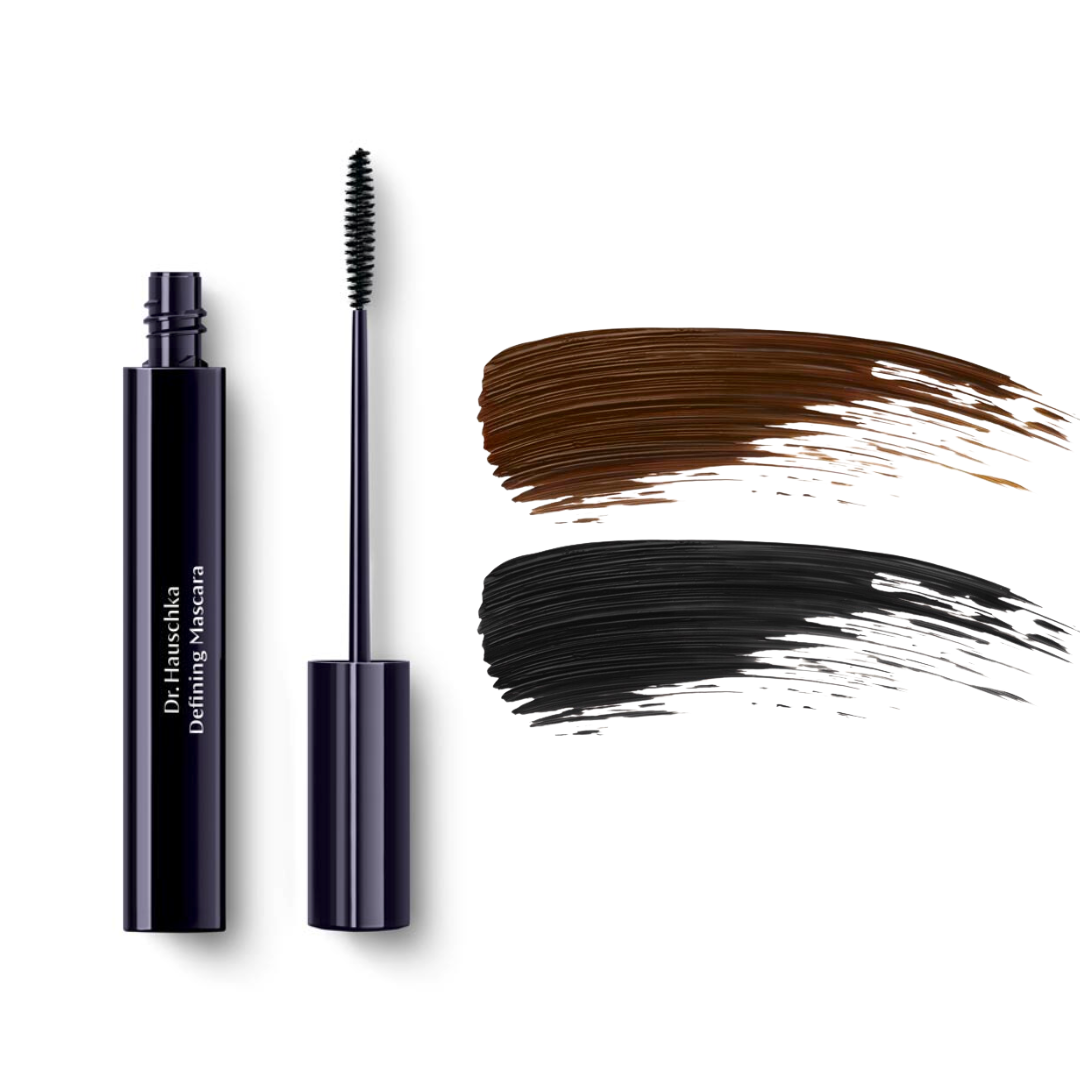 Dr Hauschka Natural Makeup Mascara, for defining your eyelashes. Comes in two colours Brown and Black.