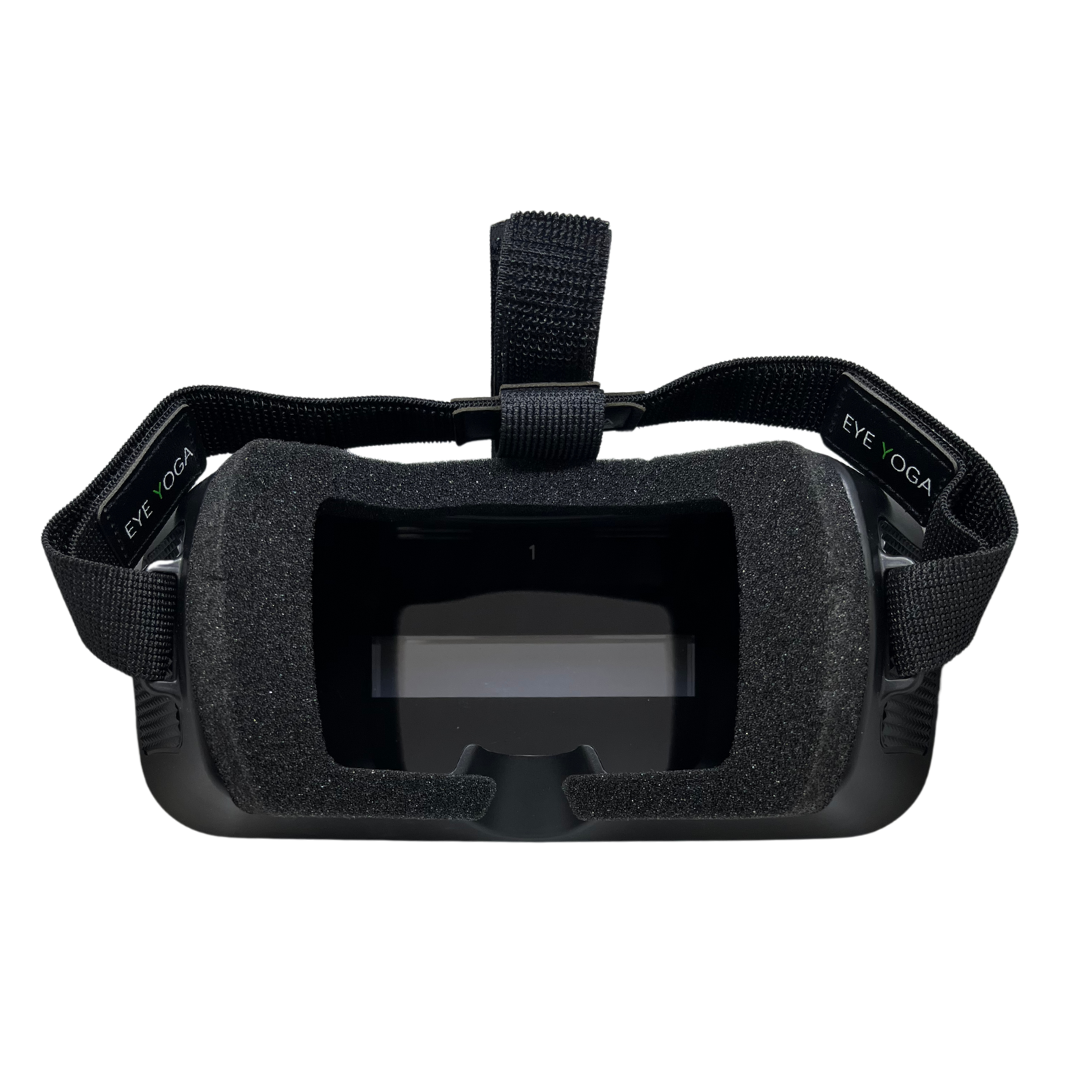 back view of eye yoga headset device