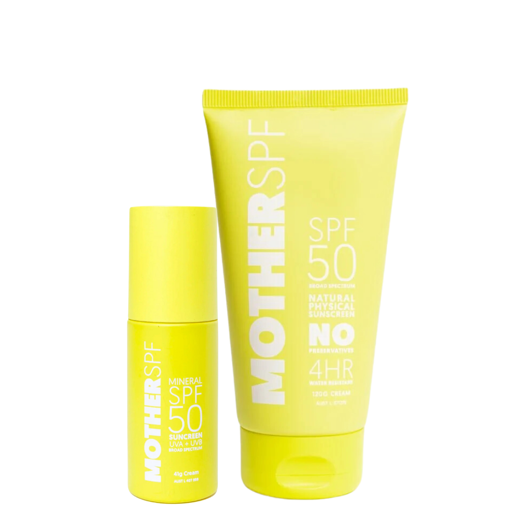 mother spf natural physical mineral face and body sunscreen mother spf 50 australia