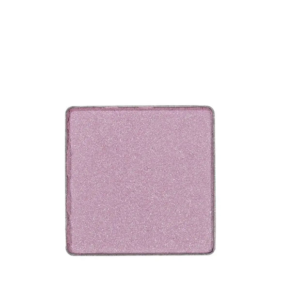 Square pan of shimmery lavender eyeshadow powder.