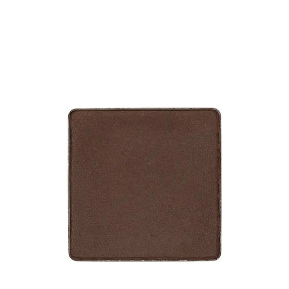 Square brown eyeshadow or makeup pan.