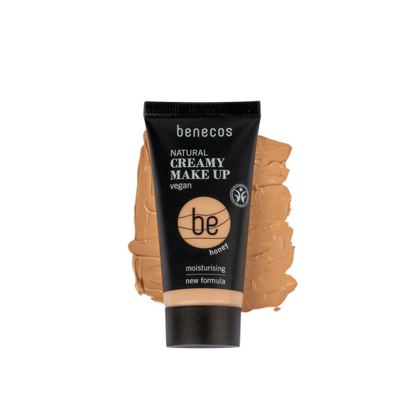 Tube of vegan creamy makeup.