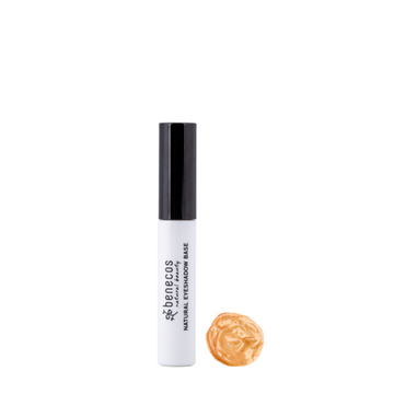 Benecos natural eyeshadow base with swatch.