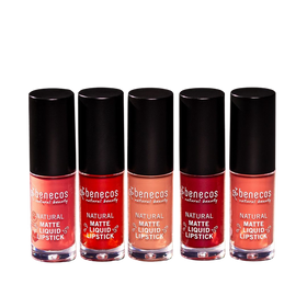 Benecos Matte Liquid Lipsticks 5ml - (5 Colours)