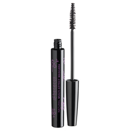 Open black mascara tube with wand.