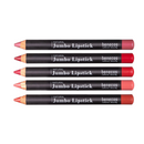 Five jumbo lipstick pencils in various shades.