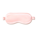 Smooth pink satin sleep mask