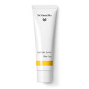 White tube of Dr. Hauschka After Sun cream with yellow accent stripes.