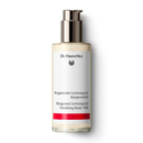 Dr. Hauschka body milk in a pump bottle.