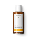 Brown glass bottle of Dr. Hauschka Clarifying Steam Bath facial product.