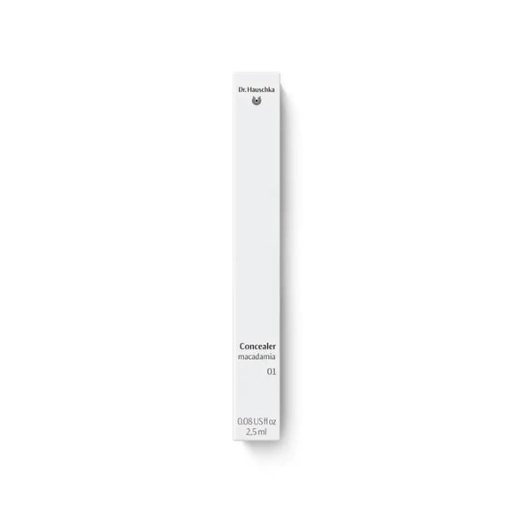 White rectangular concealer tube with minimal text and branding.