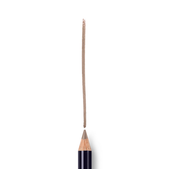 Eyebrow pencil with drawn line.