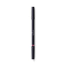 Black retractable lip liner pencil with a pink band.