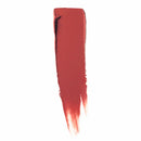 Red lipstick swatch with a gradient brushstroke texture.