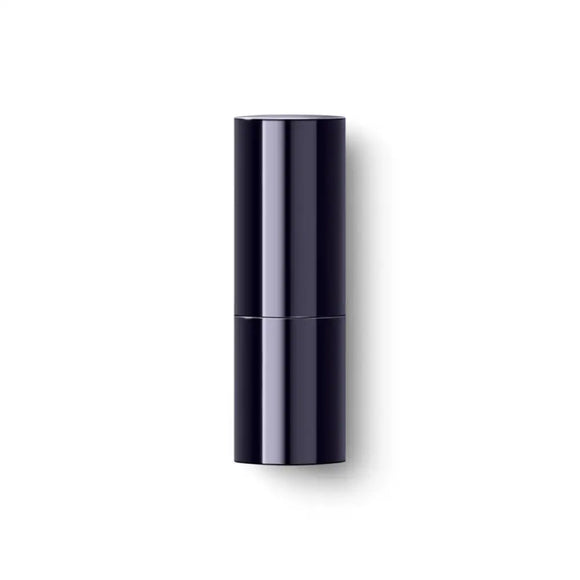 Navy blue cylindrical lipstick tube with a glossy finish.