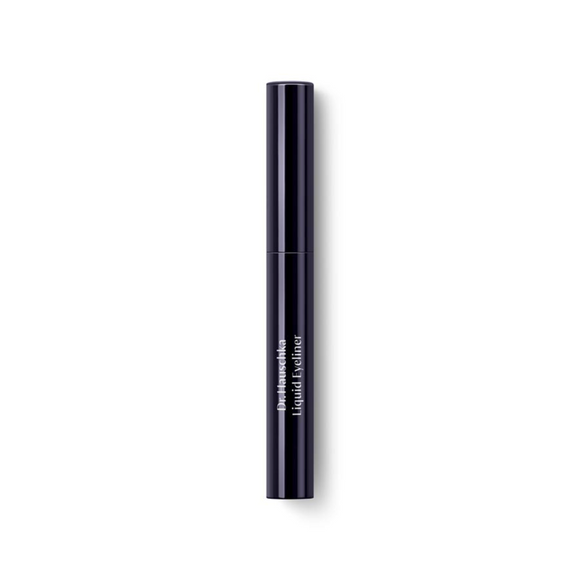 Dark blue liquid eyeliner tube.