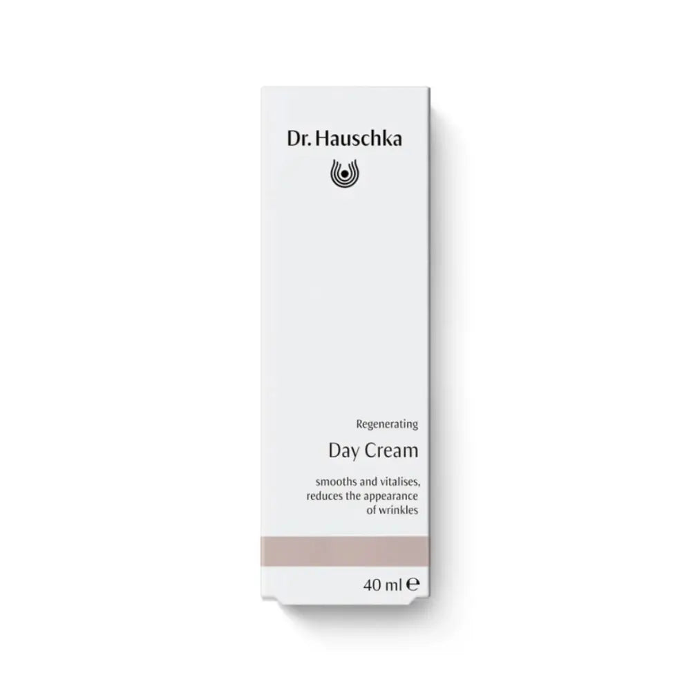 Dr. Hauschka Day Cream product box in white packaging with minimal text.