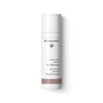 White bottle of night serum.