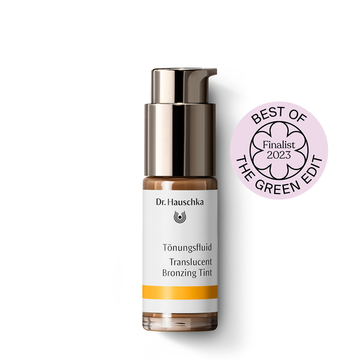 Bronzing tint in a pump bottle.