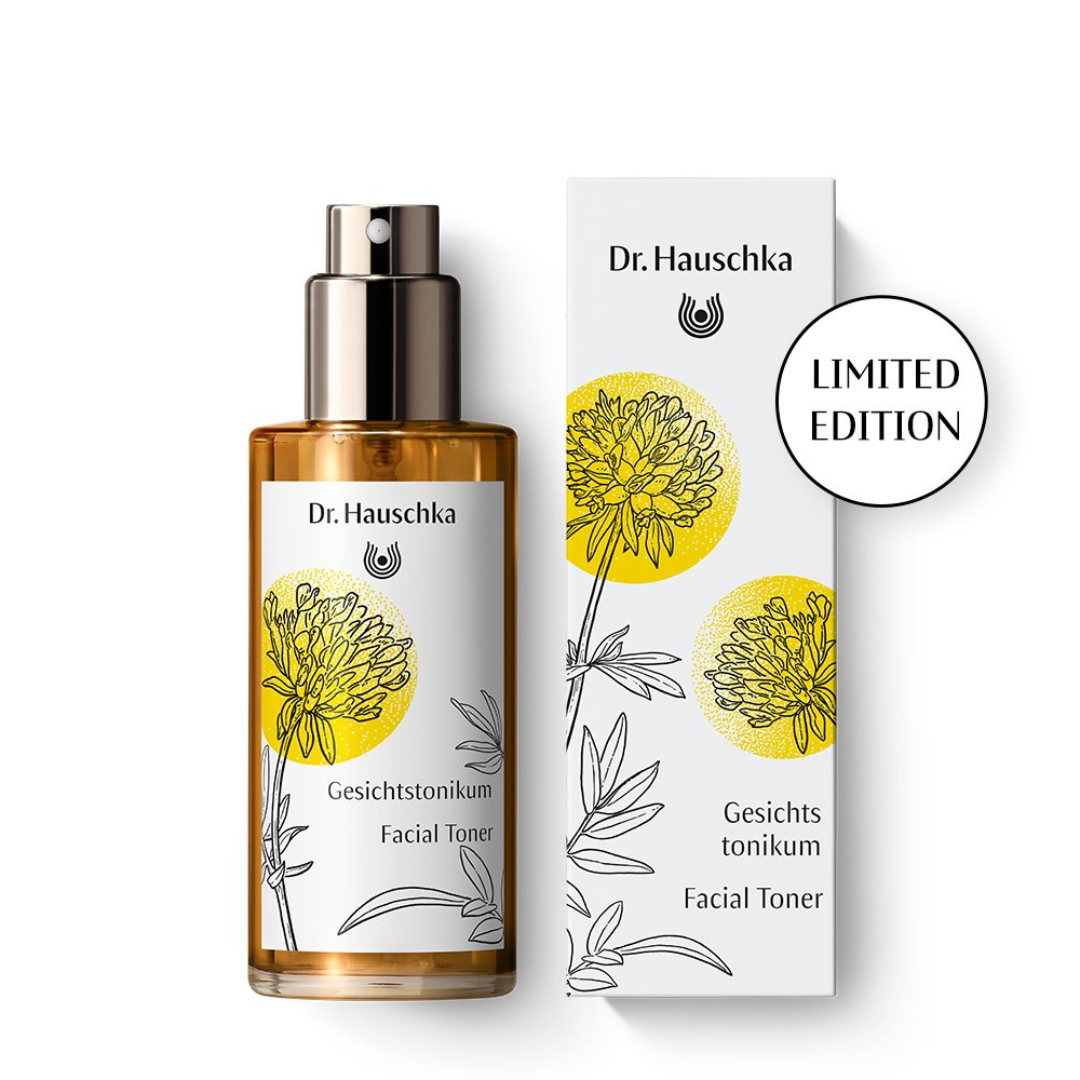 dr hauschka facial toner 100ml with limited edition packaging