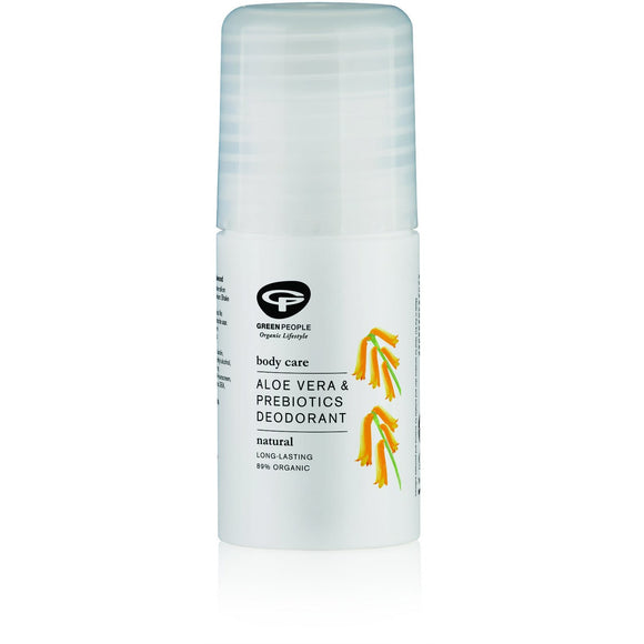 White roll-on deodorant.