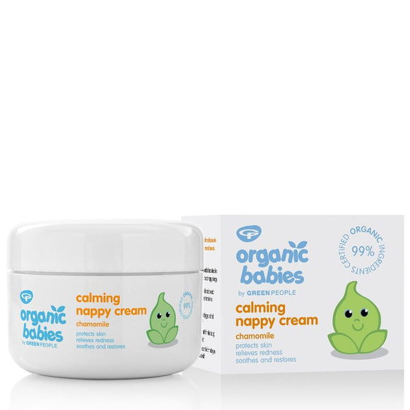 Organic baby nappy cream.