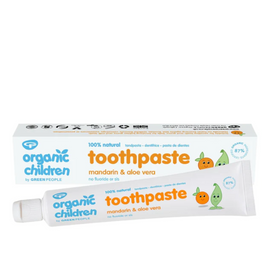 Organic children’s toothpaste no fluoride