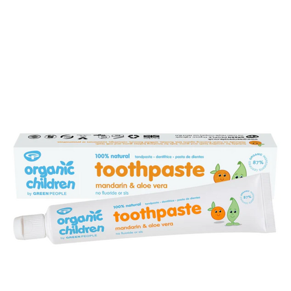 Organic children’s toothpaste no fluoride