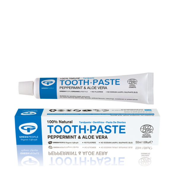 Green People toothpaste.