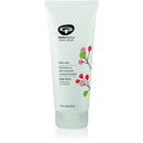 White tube of Green People quinoa and artichoke hair conditioner with floral design.