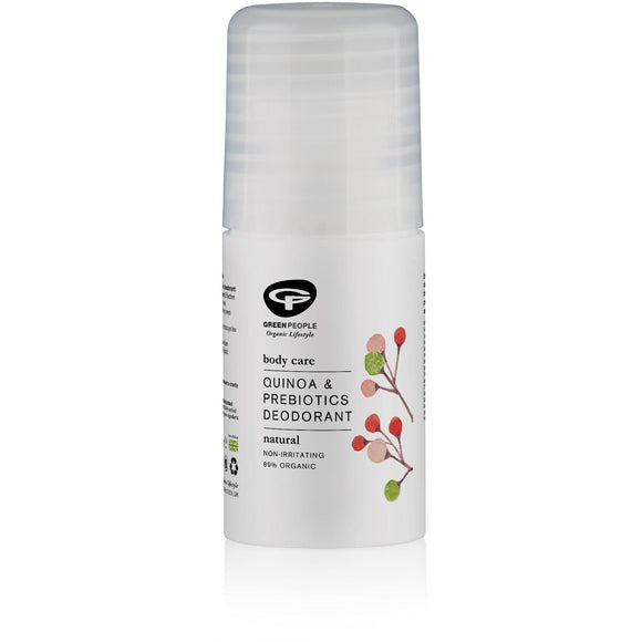 White roll-on deodorant.