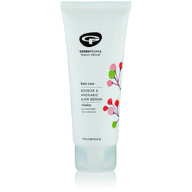 White tube of hair serum.