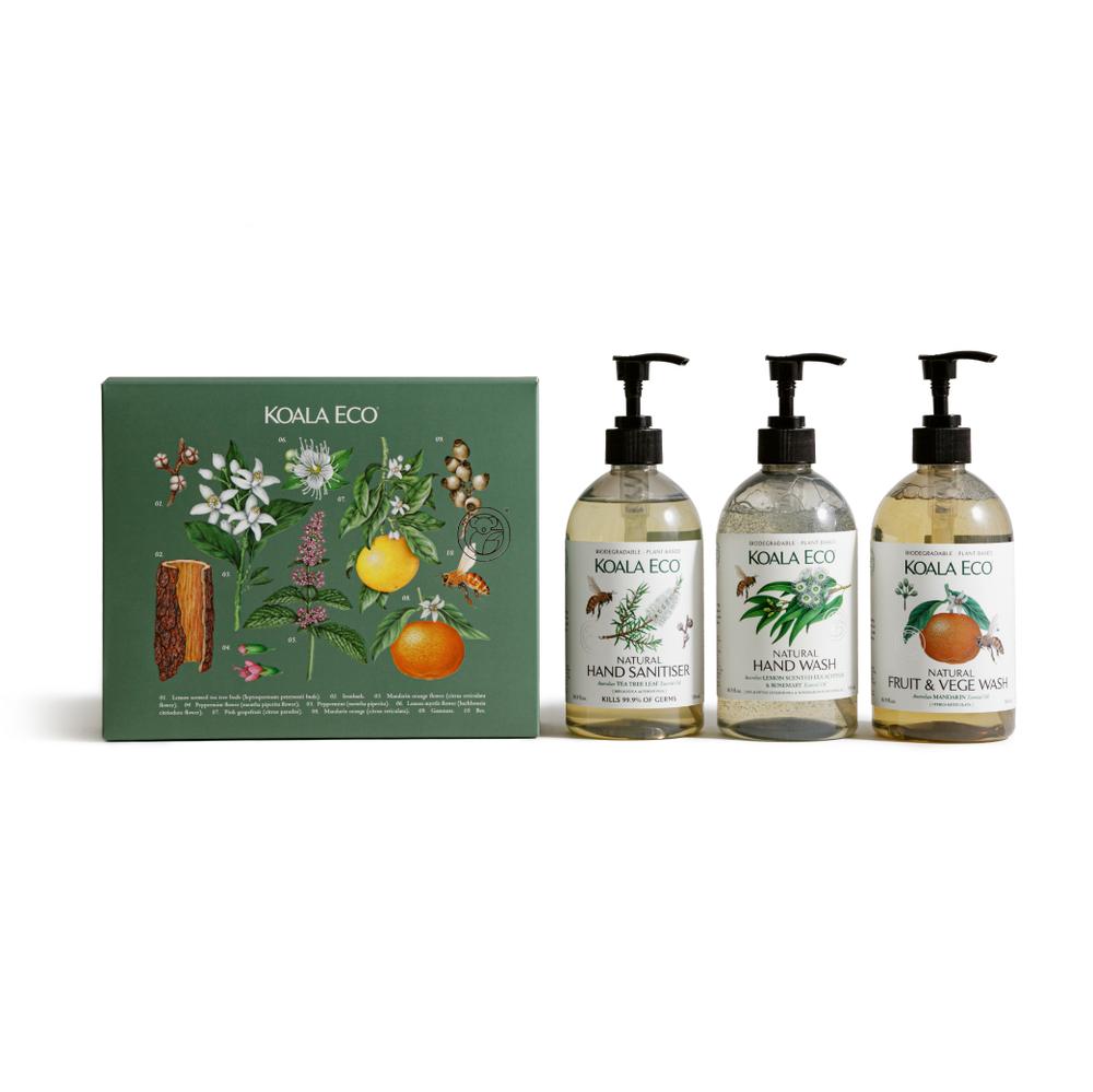 koala eco natural household cleaner gift set