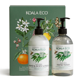 Koala Eco hand and body lotion and hand wash set.