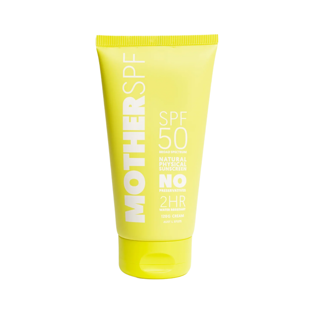 Yellow sunscreen tube.