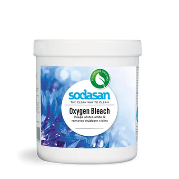 Container of oxygen bleach.