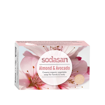 Almond and avocado soap bar.