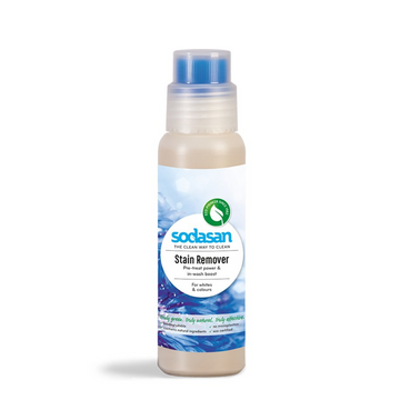 Bottle of stain remover.