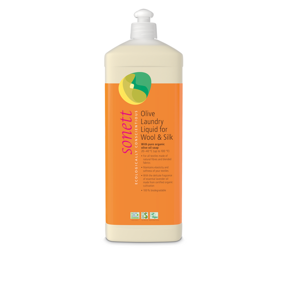 Olive laundry liquid for wool and silk.
