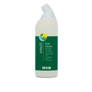 Bottle of toilet cleaner.