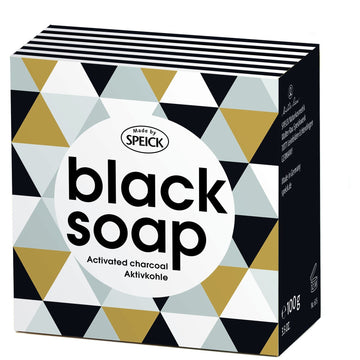 Box of black soap.