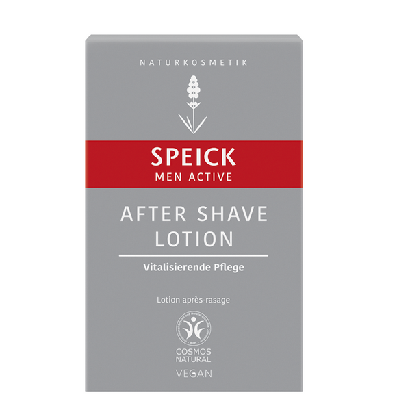 Speick men’s aftershave lotion box.