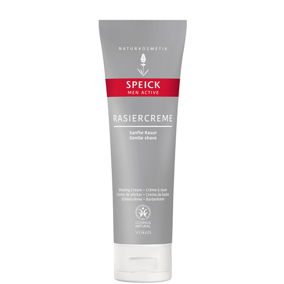Speick Men Active shaving cream tube.