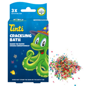 Tinti natural bath colours and accessories for bath time fun