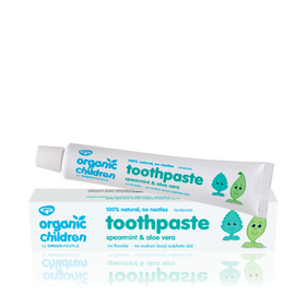 Green People Organic Children Spearmint & Aloe Vera Toothpaste (No Fluoride) 50ml